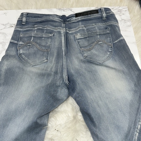 Twenty one black Women's Blue Jeans size 9/10 mid rise - Picture 6 of 6